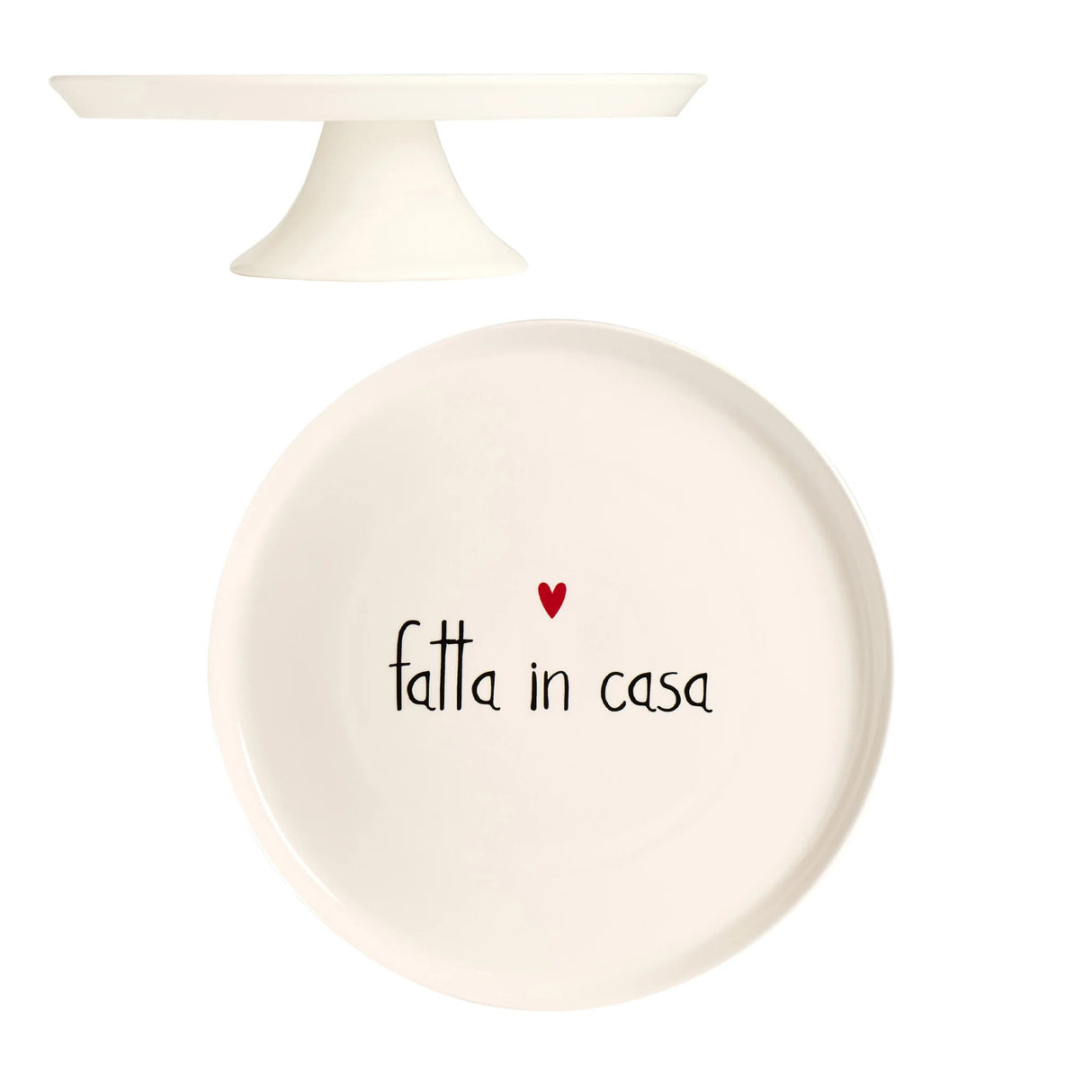 SIMPLE DAY Alzata per Dolci Tortiera Fatta in Casa 31,5cm Gres