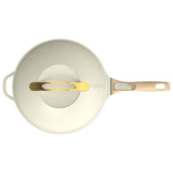 COOKUT La Favolosa Padella Casseruola Tegame 2 Manici 8 in 1 24cm Metallo Meringa