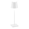 Lampada da tavolo Poldina Pro Zafferano in alluminio LED 38 cm