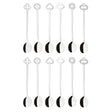 SAMBONET Party Oriental Cucchiaini Dessert Aperitivo Set 12 Pezzi Acciaio Inox