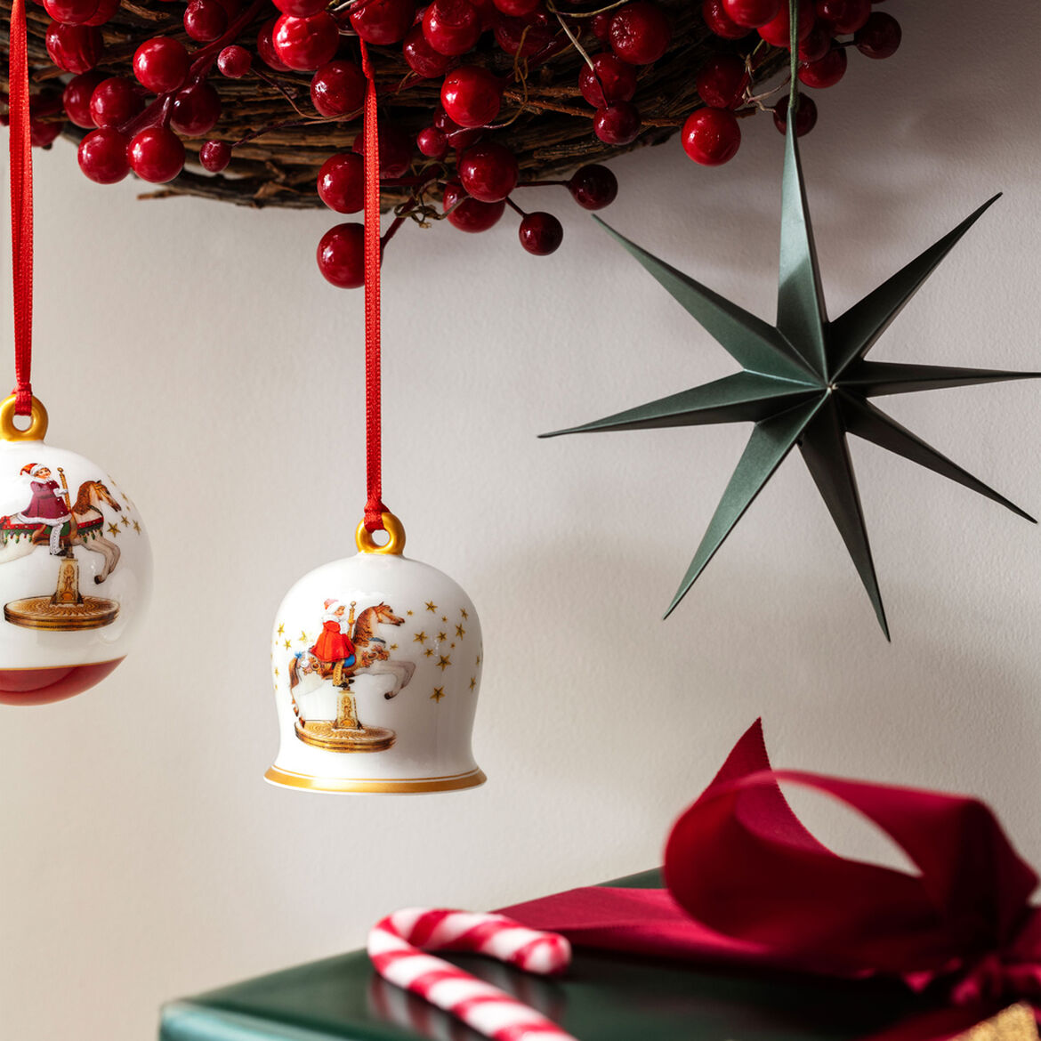VILLEROY & BOCH Annual Christmas Edition 2024 Campana Campanella 6cm Edizione Annuale Porcellana