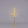 Faggio luminoso EDG in metallo color oro con 900 LED 180 cm