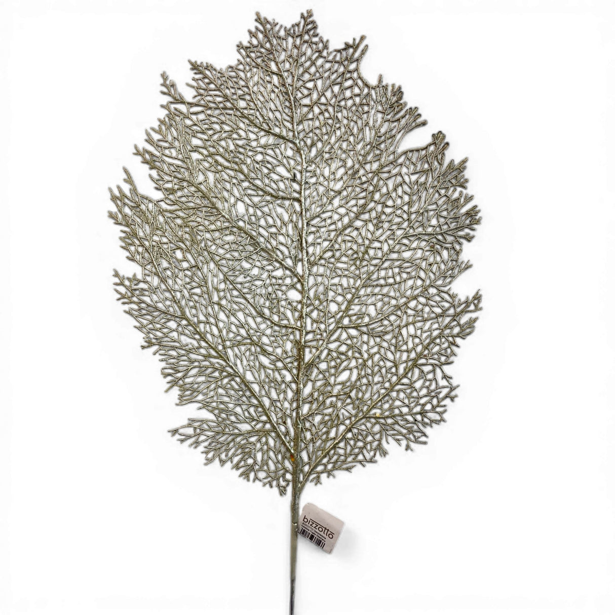 BIZZOTTO Christmas Decoration Stephany Champagne Christmas Leaf 60cm