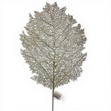 BIZZOTTO Christmas Decoration Stephany Champagne Christmas Leaf 60cm