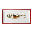HUTSCHENREUTHER Happy Wintertime Piatto Vassoio Rettangolare 36x18cm Porcellana Tavola Natalizia