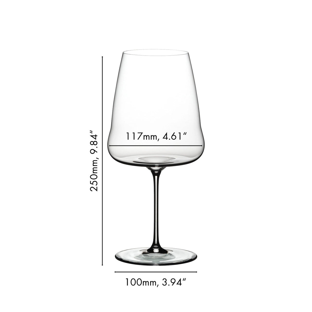 RIEDEL Winewings Calice Vino Rosso Cabernet Morlot 1L Cristallo