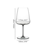 RIEDEL Winewings Calice Vino Rosso Cabernet Morlot 1L Cristallo