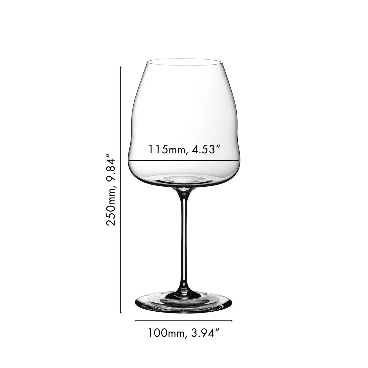 RIEDEL Winewings Calice Vino Rosso Pinot Nero Nebbiolo 950ml Cristallo