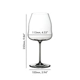 RIEDEL Winewings Calice Vino Rosso Pinot Nero Nebbiolo 950ml Cristallo