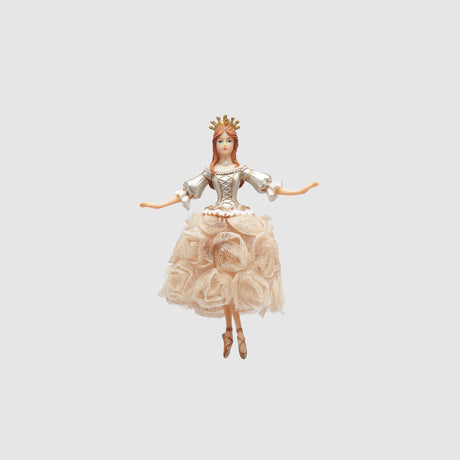 EDG Enzo De Gasperi Pendaglio Addobbo per Albero di Natale Ballerina 17cm Resina