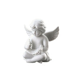 ROSENTHAL Statuina Figurina Angelo con Pergamena 10x9cm Porcellana