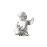 ROSENTHAL Statuina Figurina Angelo con Pergamena 10x9cm Porcellana
