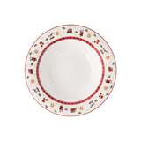 VILLEROY & BOCH Toy's Delight Specials Piatto Fondo Set 6 Pezzi Bianco Rotondo 23cm Tavola Natale