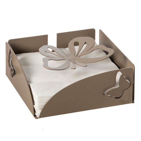 ARTI & MESTIERI Portatovaglioli Farfalloso Beige