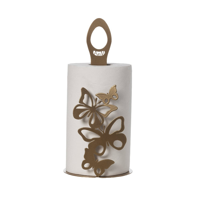 ARTI & MESTIERI Porta Rotoli Farfalloso Oro Laccato