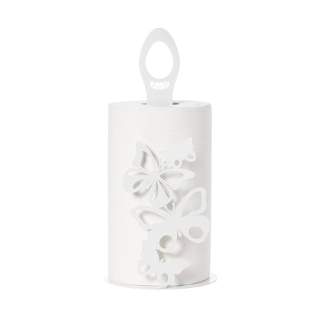 ARTI & MESTIERI Porta Rotoli Farfalloso Bianco Marmo