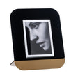ARTI & MESTIERI Portafoto di Design Altamarea Piccolo Nero Oro Laccato
