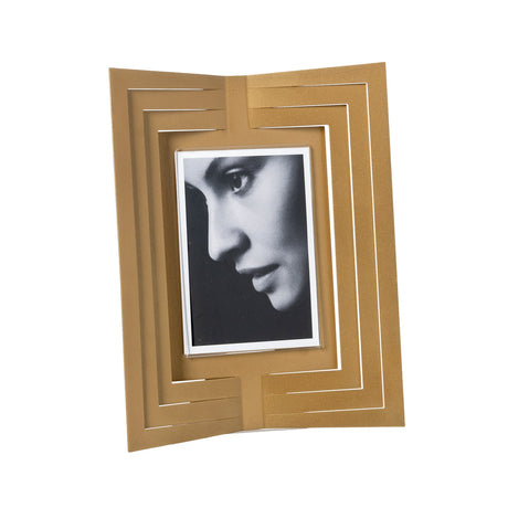 ARTI & MESTIERI Portafoto di Design Vibra Grande Oro Laccato