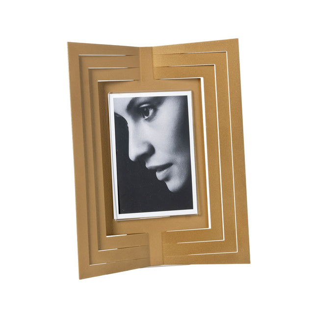 ARTI & MESTIERI Portafoto di Design Vibra Grande Oro Laccato