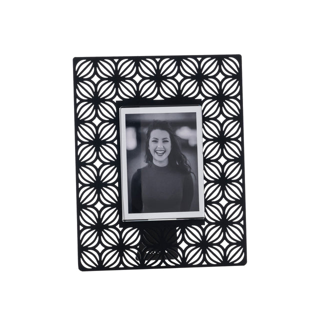 ARTI & MESTIERI Portafoto di Design Ikat Piccolo Nero