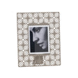 ARTI & MESTIERI Portafoto di Design Ikat Piccolo Sabbia