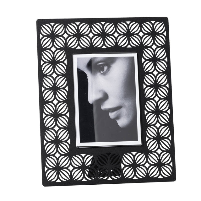 ARTI & MESTIERI Portafoto di Design Ikat Grande Nero