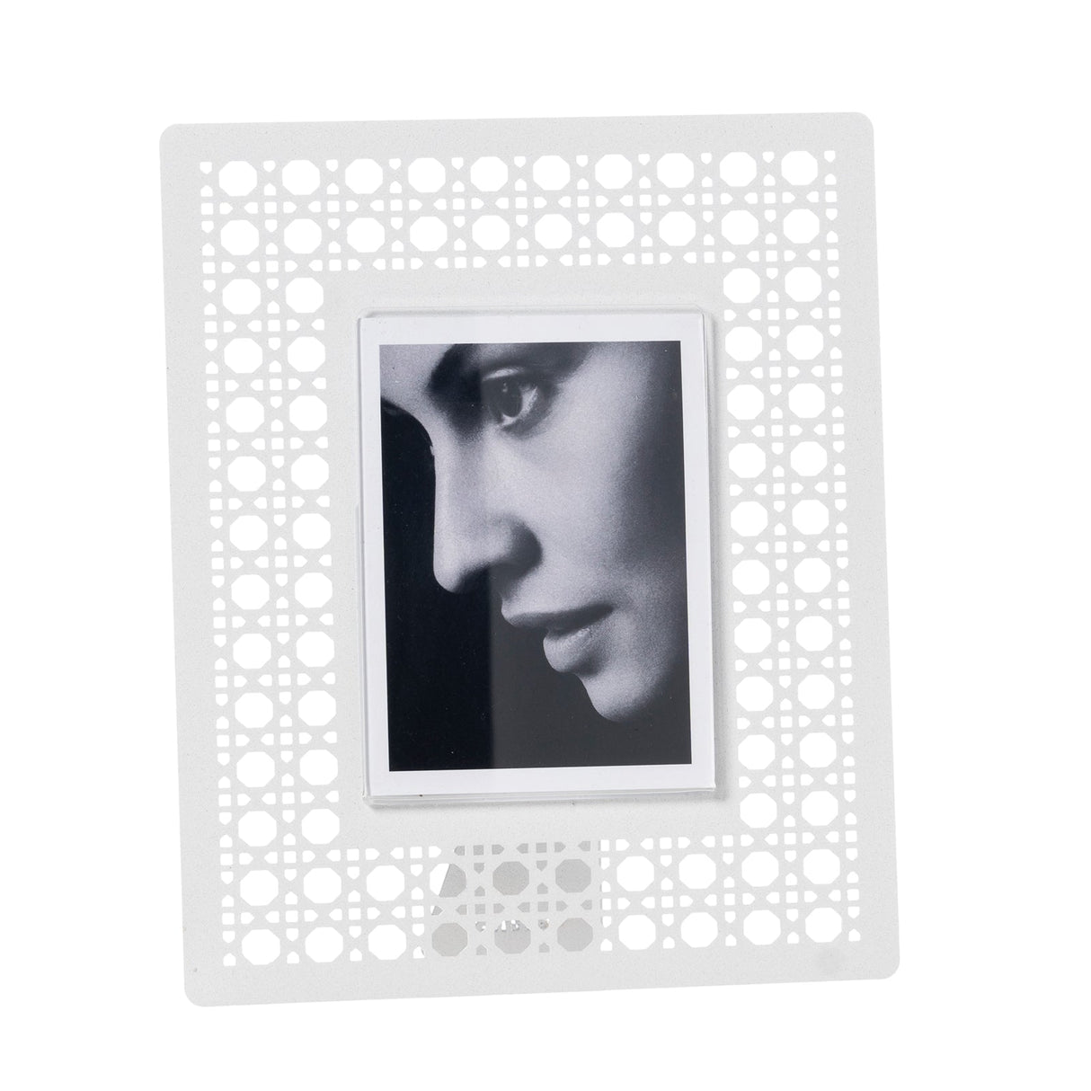 ARTI & MESTIERI Portafoto di Design Vienna Piccolo Bianco Marmo