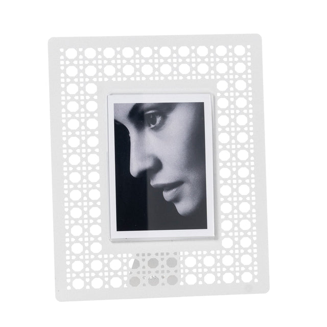 ARTI & MESTIERI Portafoto di Design Vienna Piccolo Bianco Marmo