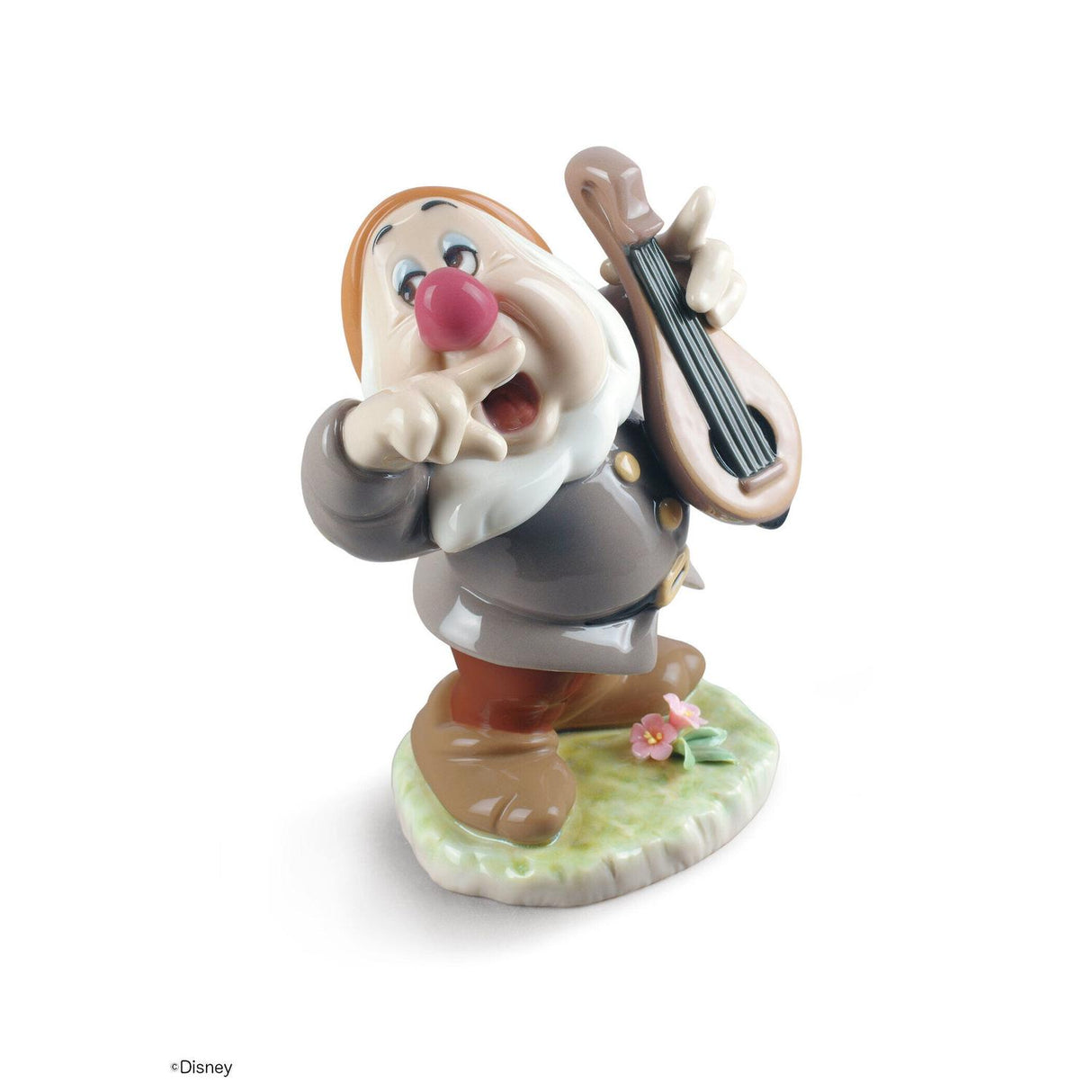 LLADRO' Figurina Nanetto Biancaneve Eolo 12x10cm Porcellana