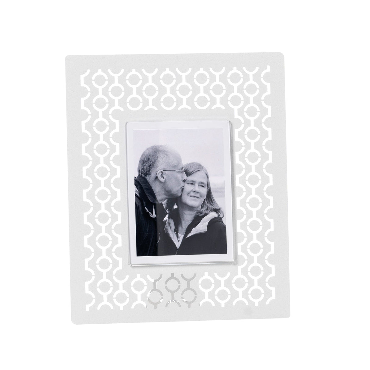 ARTI & MESTIERI Portafoto di Design Mayfair Piccolo Bianco Marmo