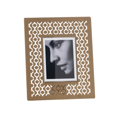ARTI & MESTIERI Portafoto di Design Mayfair Piccolo Oro Laccato