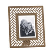 ARTI & MESTIERI Portafoto di Design Milleintrecci Piccolo Oro Laccato