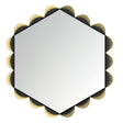 ARTI & MESTIERI Specchio Decorativo Merletto Nero Oro Laccato