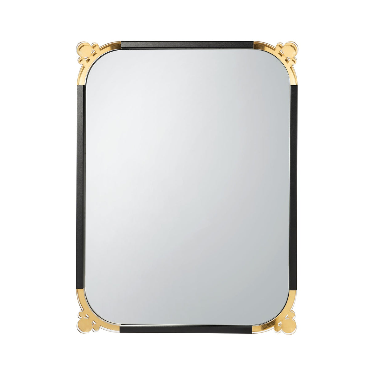ARTI & MESTIERI Specchio da Parete Particolare Corner Classic Nero