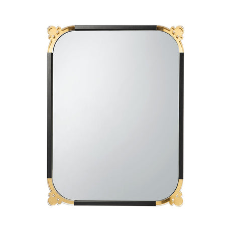 ARTI & MESTIERI Specchio da Parete Particolare Corner Classic Nero