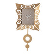ARTI & MESTIERI Orologio a Pendolo da Parete Vanity Oro Laccato