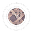 ARTI & MESTIERI Orologio da Parete di Design Nudo Piccolo Intreccio Bianco Intreccio