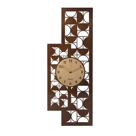 ARTI & MESTIERI Orologio di Design da Parete Vogue Caramello Industrial Oro Laccato
