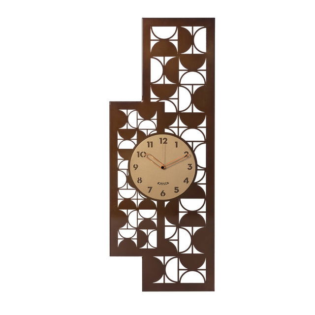 ARTI & MESTIERI Orologio di Design da Parete Vogue Caramello Industrial Oro Laccato