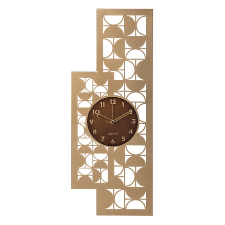 ARTI & MESTIERI Orologio di Design da Parete Vogue Oro Laccato Caramello Industrial
