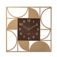 ARTI & MESTIERI Orologio da Parete di Design Glam Oro Laccato Caramello Industrial