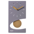 ARTI & MESTIERI Orologio da Parete di Design Moderno Eclipse Pendolo Glicine