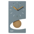 ARTI & MESTIERI Orologio da Parete di Design Moderno Eclipse Pendolo Verde-Marino