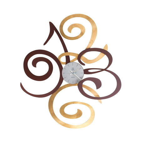 ARTI & MESTIERI Orologio da Parete Moderno Filomena Bronzo E Oro