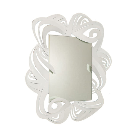 ARTI & MESTIERI Specchio da Parete di Design Penelope Bianco