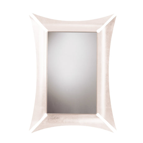 ARTI & MESTIERI Specchio Decorativo da Parete Morgana Rettangolare Bianco