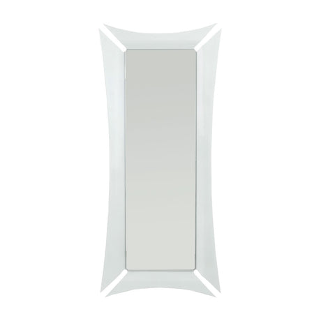 ARTI & MESTIERI Specchio Lungo da Terra Morgana Bianco