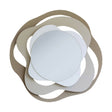 ARTI & MESTIERI Specchio Decorativo da Parete Isotta Bianco Beige E Nocciola