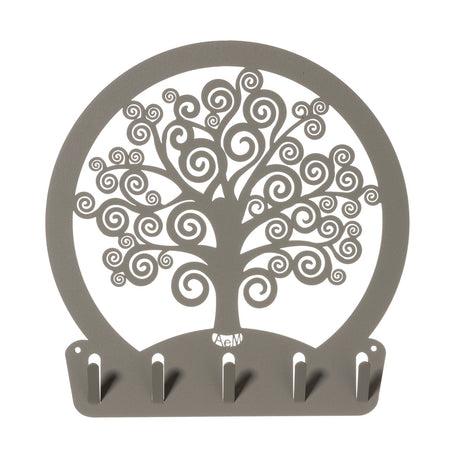 ARTI & MESTIERI Portachiavi Moderno da Parete Albero Della Vita Fango