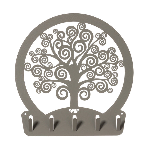ARTI & MESTIERI Portachiavi Moderno da Parete Albero Della Vita Fango